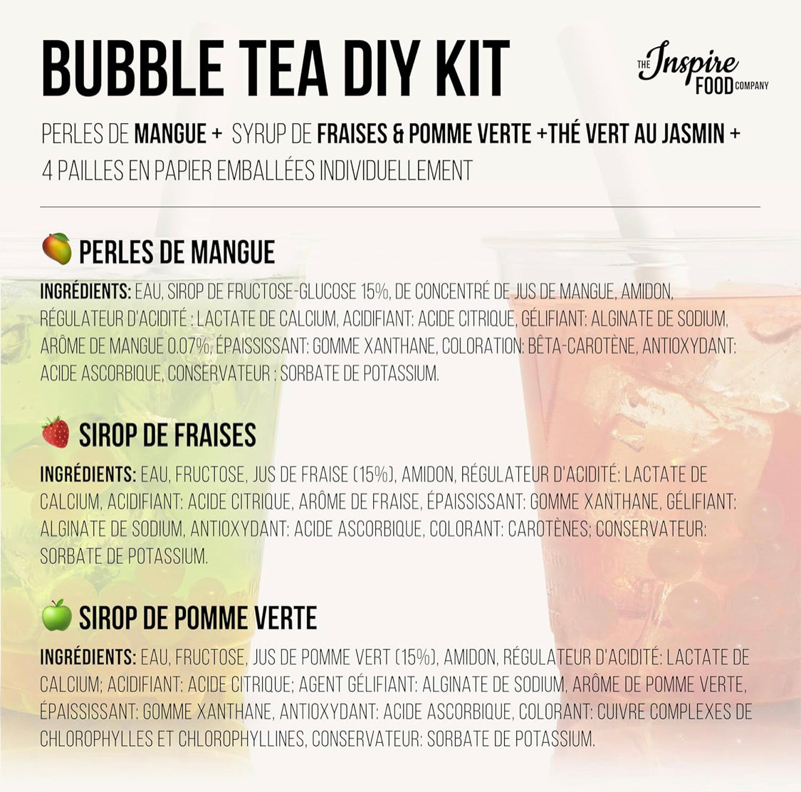 Bubble Tea Kit Complet -