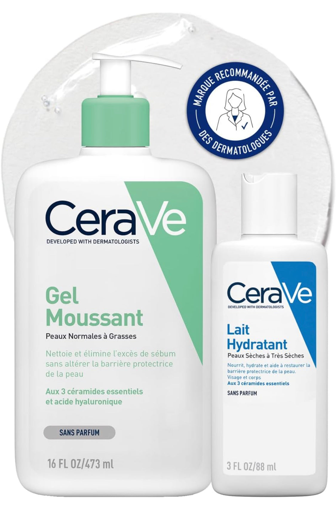 CeraVe - Routine Hydratante, Gel Moussant