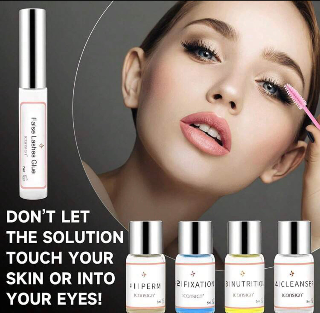 Kit de permanente de cils / sourcils