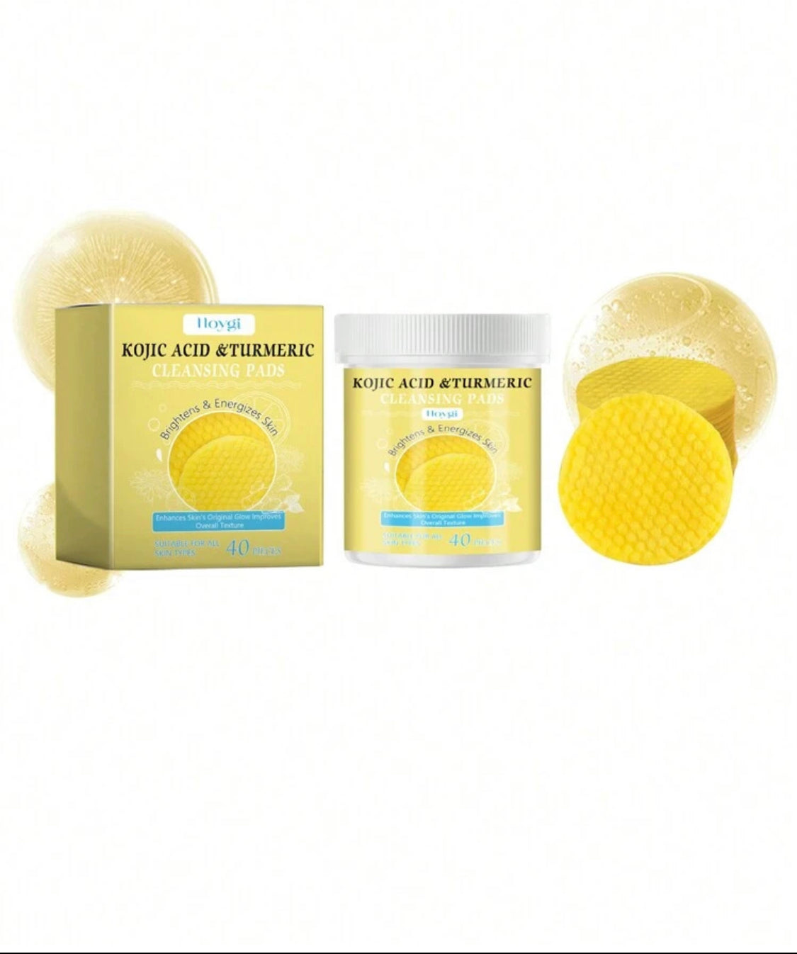 Tampons de nettoyage pour le visage et kojic