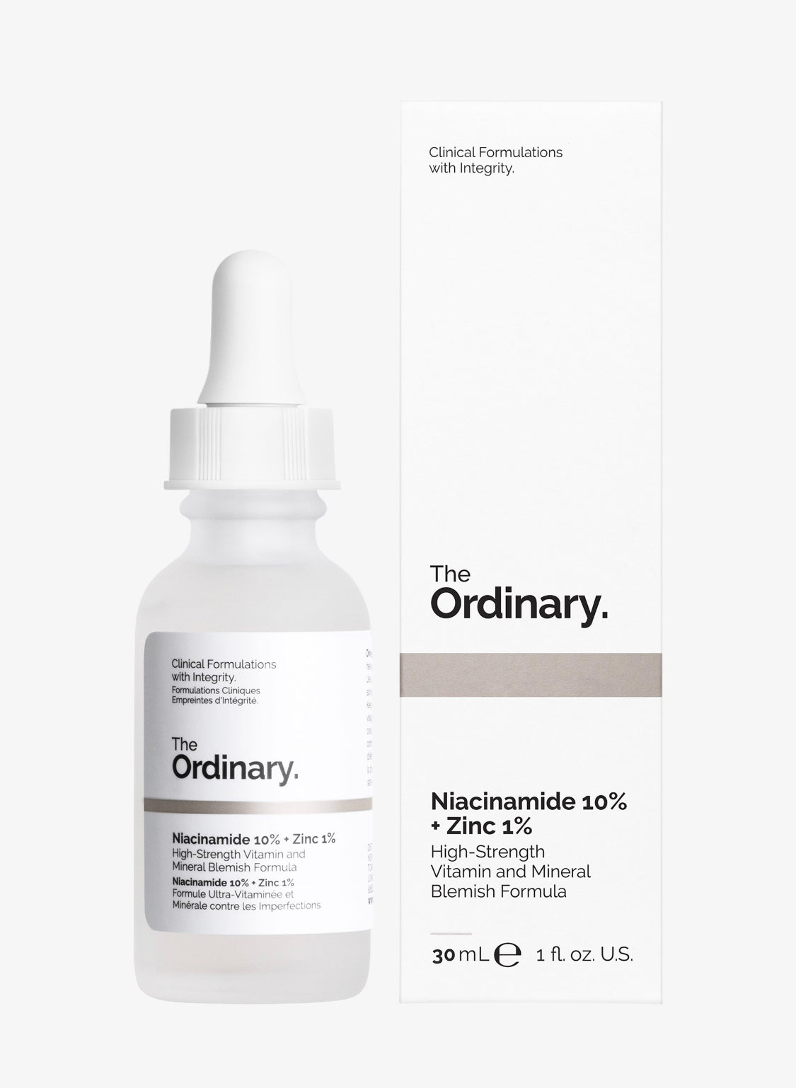 The ordinary- Niacinamide10% + Zinc Serum visage.