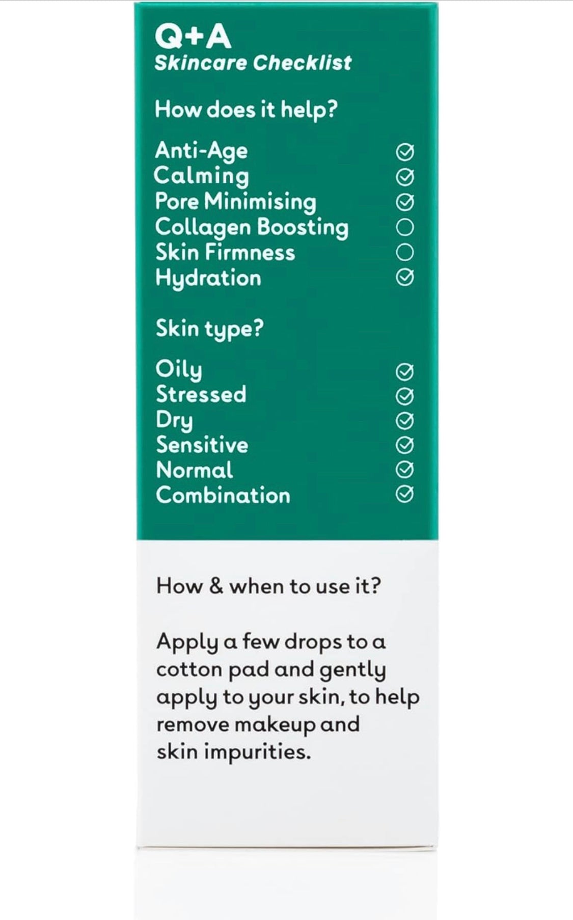Q+A Niacinamide daily toner