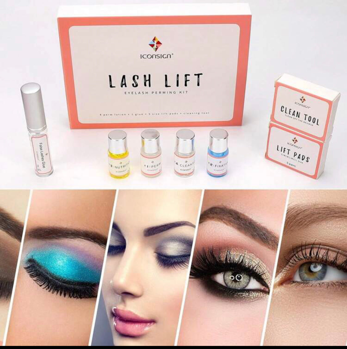 Kit de permanente de cils / sourcils