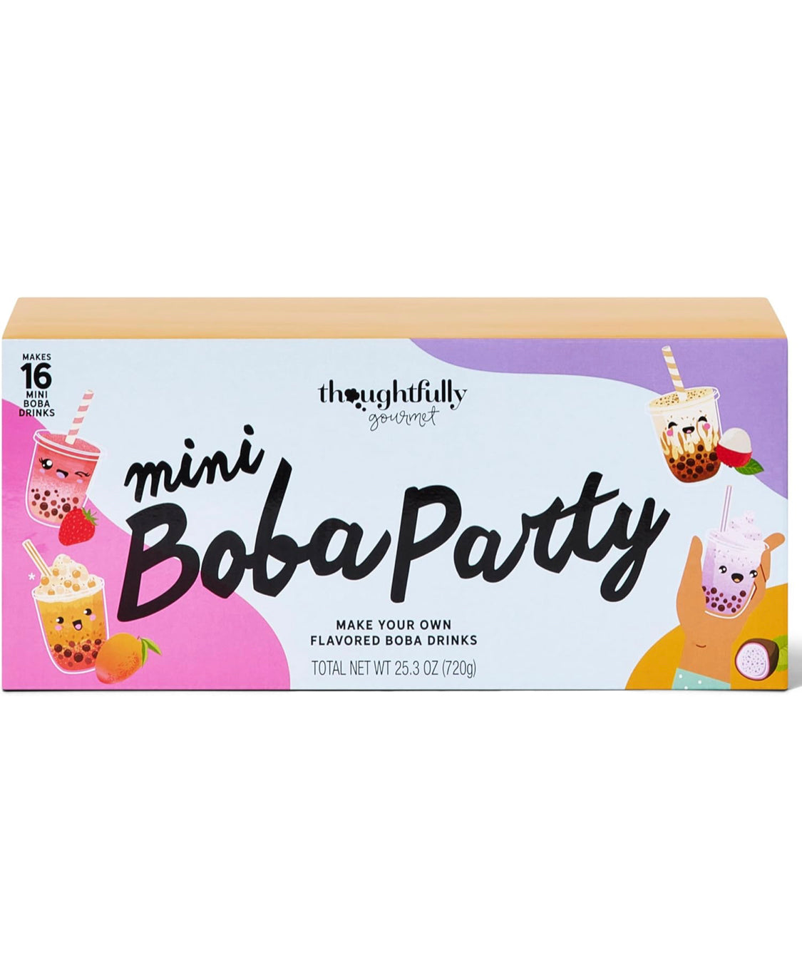 Mini Boba Party Set, Pour 16 portion