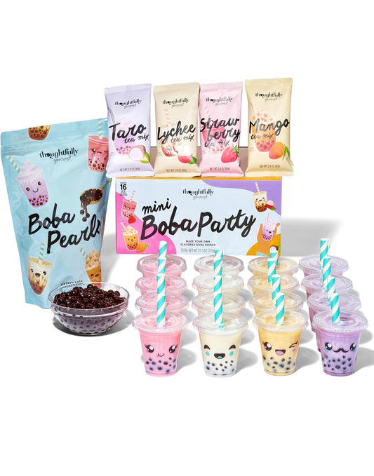Mini Boba Party Set, Pour 16 portion