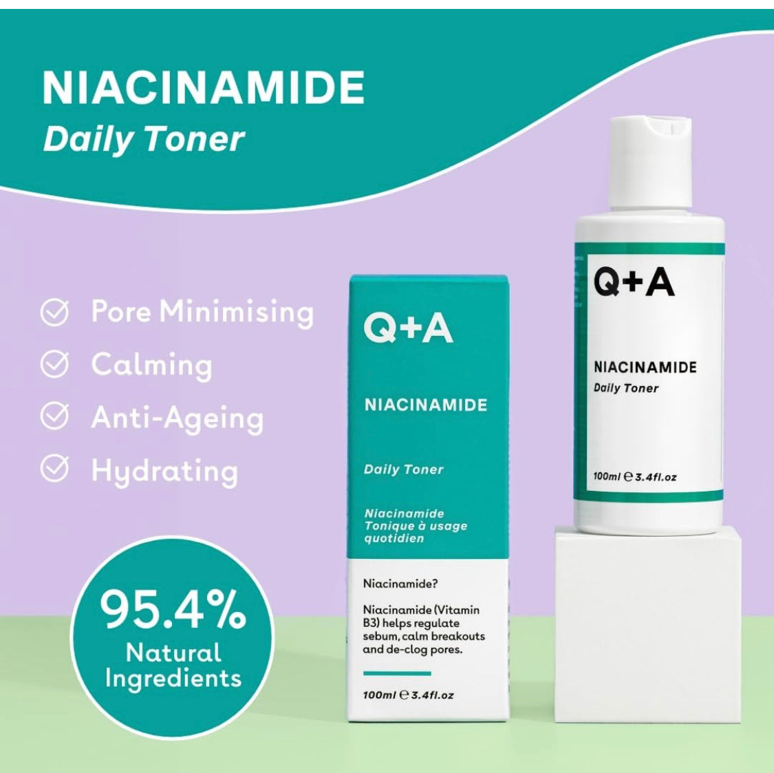 Q+A Niacinamide daily toner